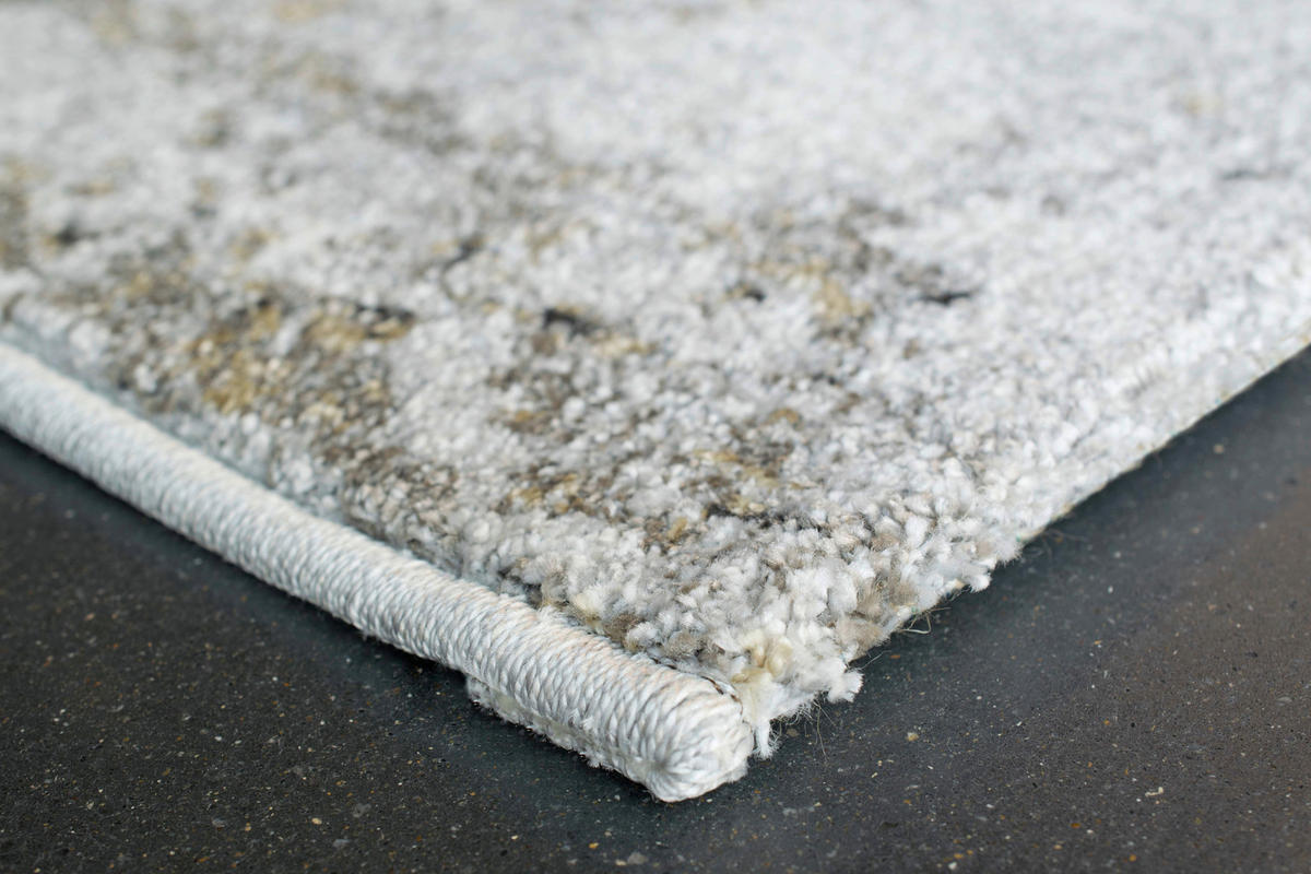 WEBTEPPICH 67/140 cm Sorrent Grau, Silberfarben, Goldfarben  - Silberfarben/Goldfarben, Design, Textil (67/140cm) - Novel
