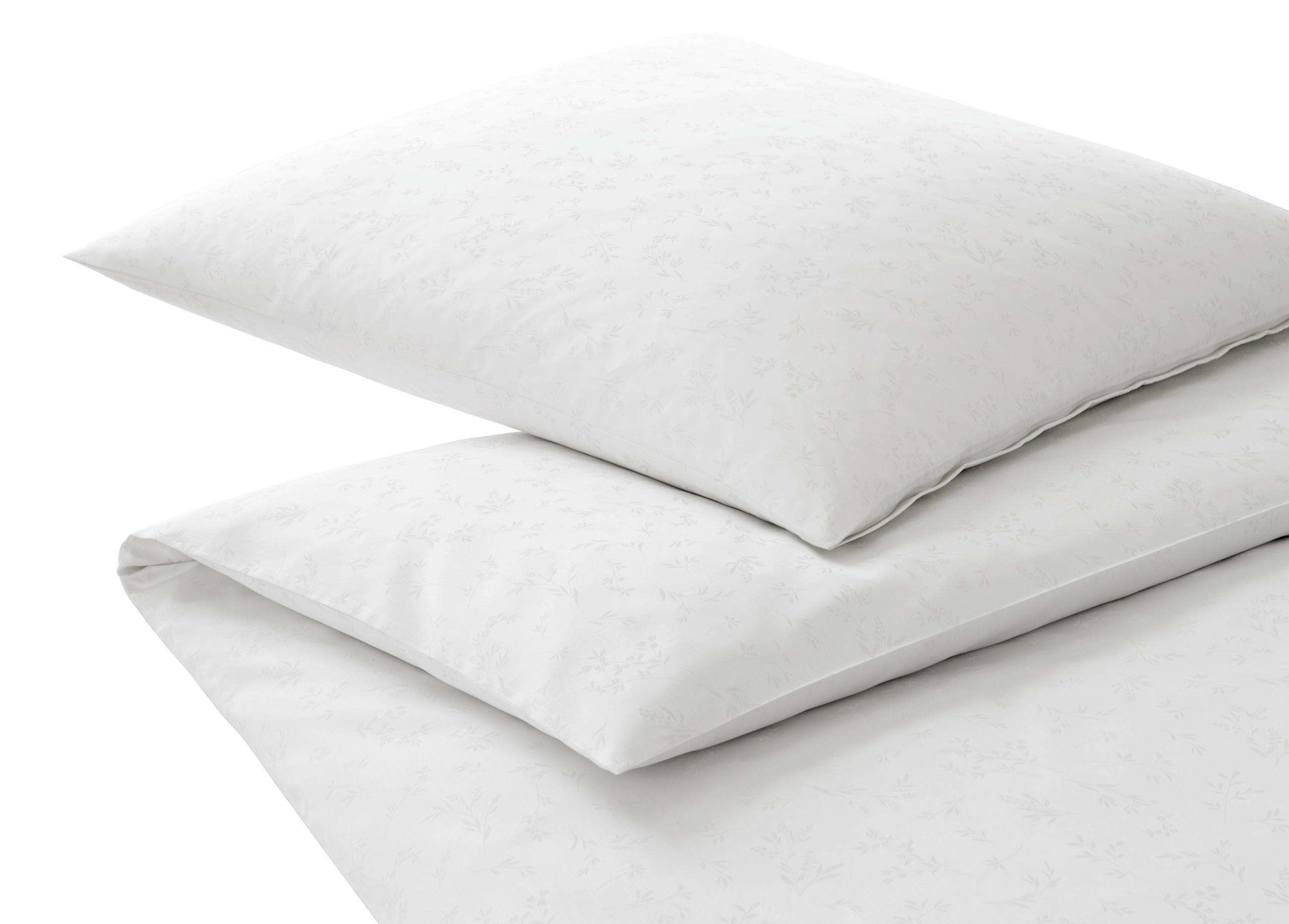 POSTELJNINA 140/200 cm žakar bela  - bela, Konvencionalno, tekstil (140/200cm) - Elegante