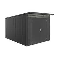 GERÄTEHAUS 260/222/380 cm  - Dunkelgrau, Basics, Metall (260/222/380cm) - Biohort