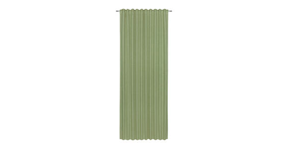 FERTIGVORHANG blickdicht - Grün, Basics, Textil (140/245cm) - Boxxx