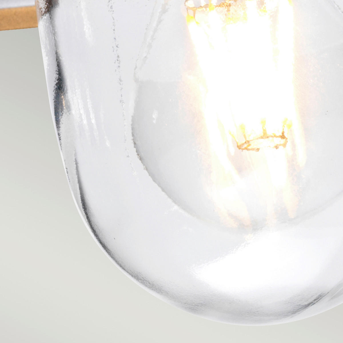 AUSSENHÄNGELEUCHTE Klampenborg 27.5/26 cm  - Silberfarben, Konventionell, Glas/Metall (27.5/26cm) - Elstead Lighting