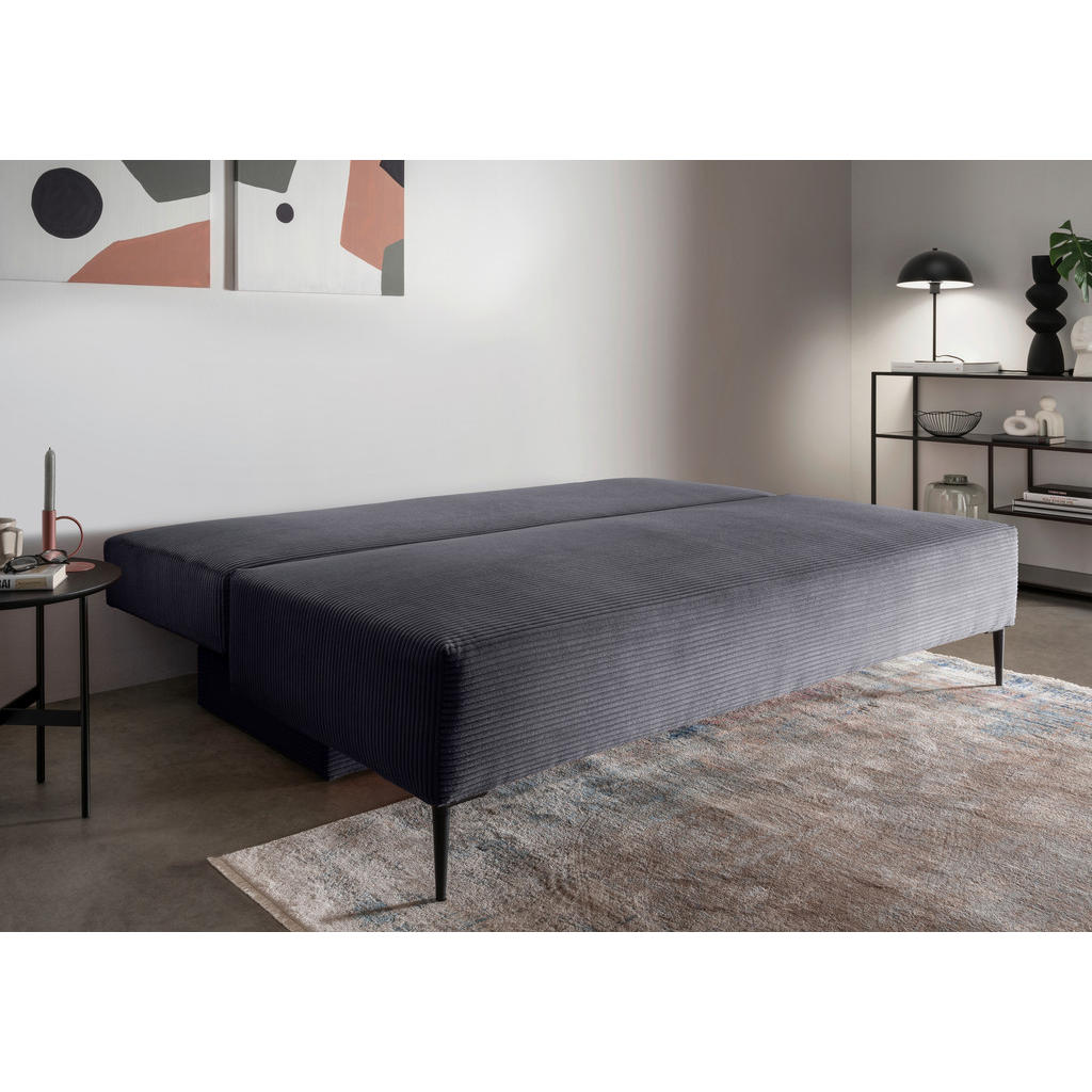 Thumbnail - Livetastic Schlafsofa, Grau, Textil, Uni, 2-Sitzer, Füllung: Schaumstoff, 198x90x100 cm, Liegefunktion, Schlafen auf Sit...