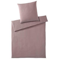 BETTWÄSCHESET Musselin 160/210 cm  100 cm/65 cm  - Altrosa, Trend, Textil (160/210cm) - Elegante