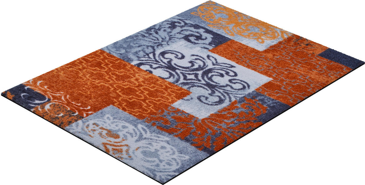 FUßMATTE 40/60 cm Pago  - Anthrazit/Hellgrau, LIFESTYLE, Kunststoff/Textil (40/60cm) - Grund