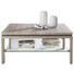 COUCHTISCH quadratisch Eichefarben - Eichefarben, Design, Glas/Holzwerkstoff (90/90/40cm) - CARRYHOME