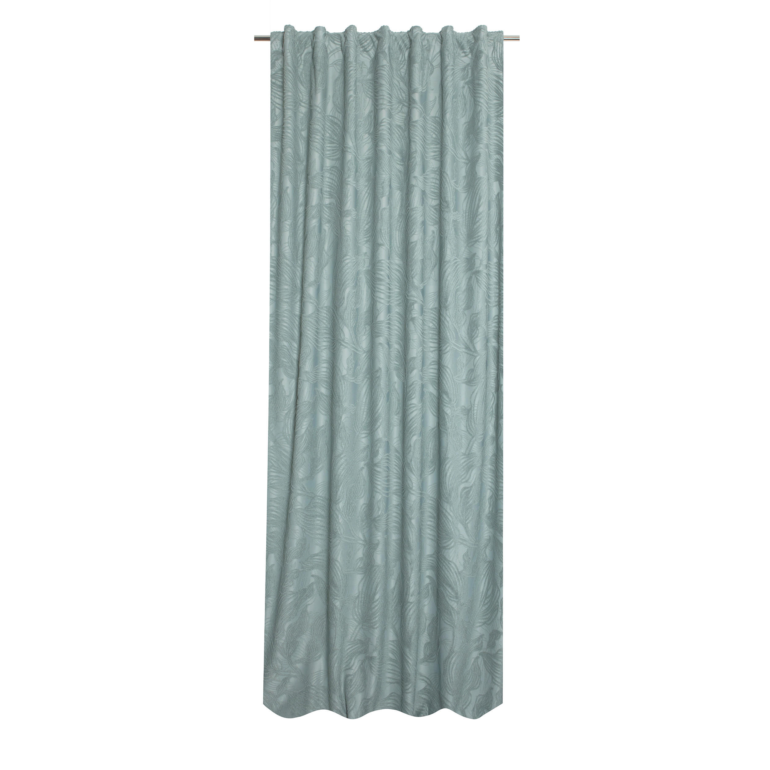 FERTIGVORHANG  blickdicht   135/280 cm  - Salbeigrün, Basics, Textil (135/280cm)