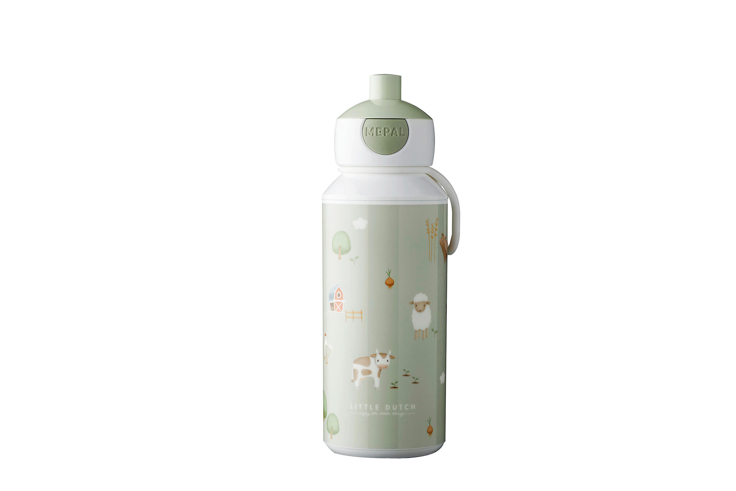 KINDERTRINKFLASCHE  - Grün, KONVENTIONELL, Kunststoff (6.4/7.0/18.4cm) - Mepal