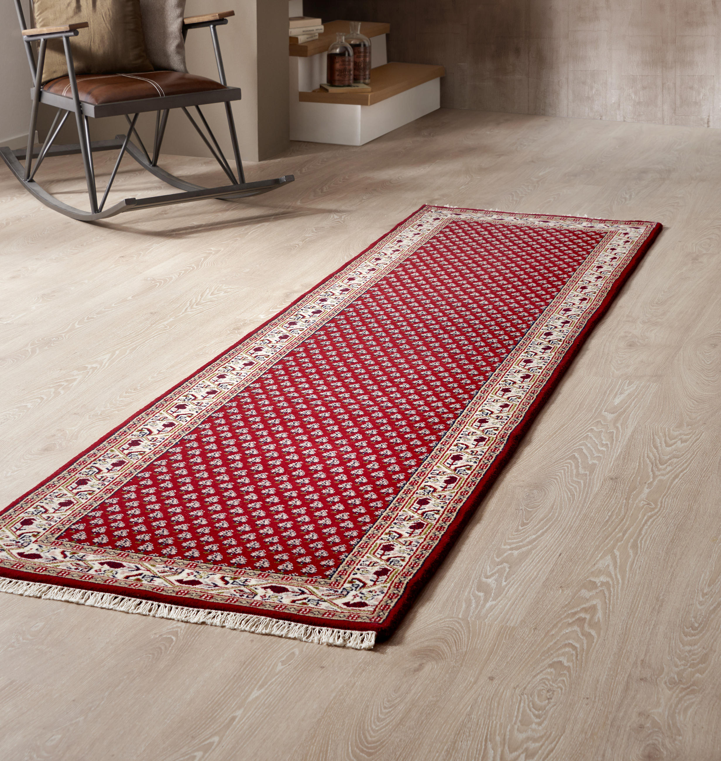 ORIENTÁLNÍ KOBEREC, 80/200 cm, červená - červená, Lifestyle, textil (80/200cm) - Cazaris