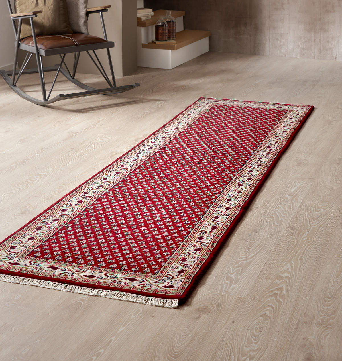 ORIENTÁLNÍ KOBEREC, 80/300 cm, červená - červená, Lifestyle, textil (80/300cm) - Cazaris