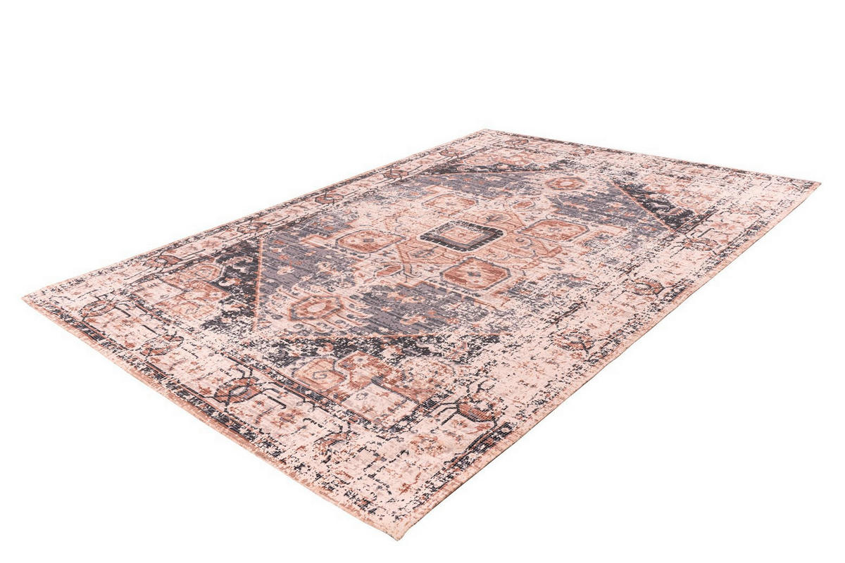 LÄUFER 80/150 cm Indiana 100 Grau / Braun  - Braun/Grau, KONVENTIONELL, Textil (80/150cm)