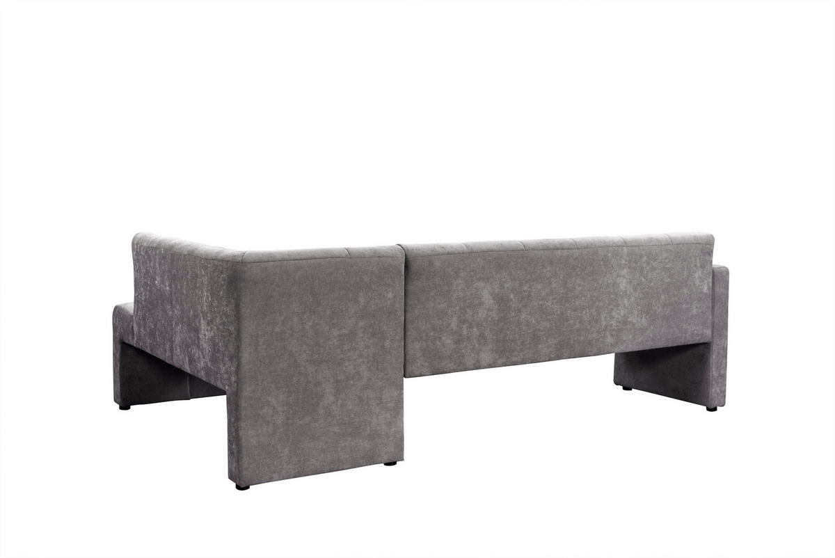 UGAONA KLUPA  kapućino   - kapućino/crna, Moderno, drvo/tekstil (245/157cm) - Livetastic