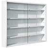 HÄNGEVITRINE in Weiß  - Weiß, KONVENTIONELL, Glas/Holzwerkstoff (80/60/9,5cm) - MID.YOU