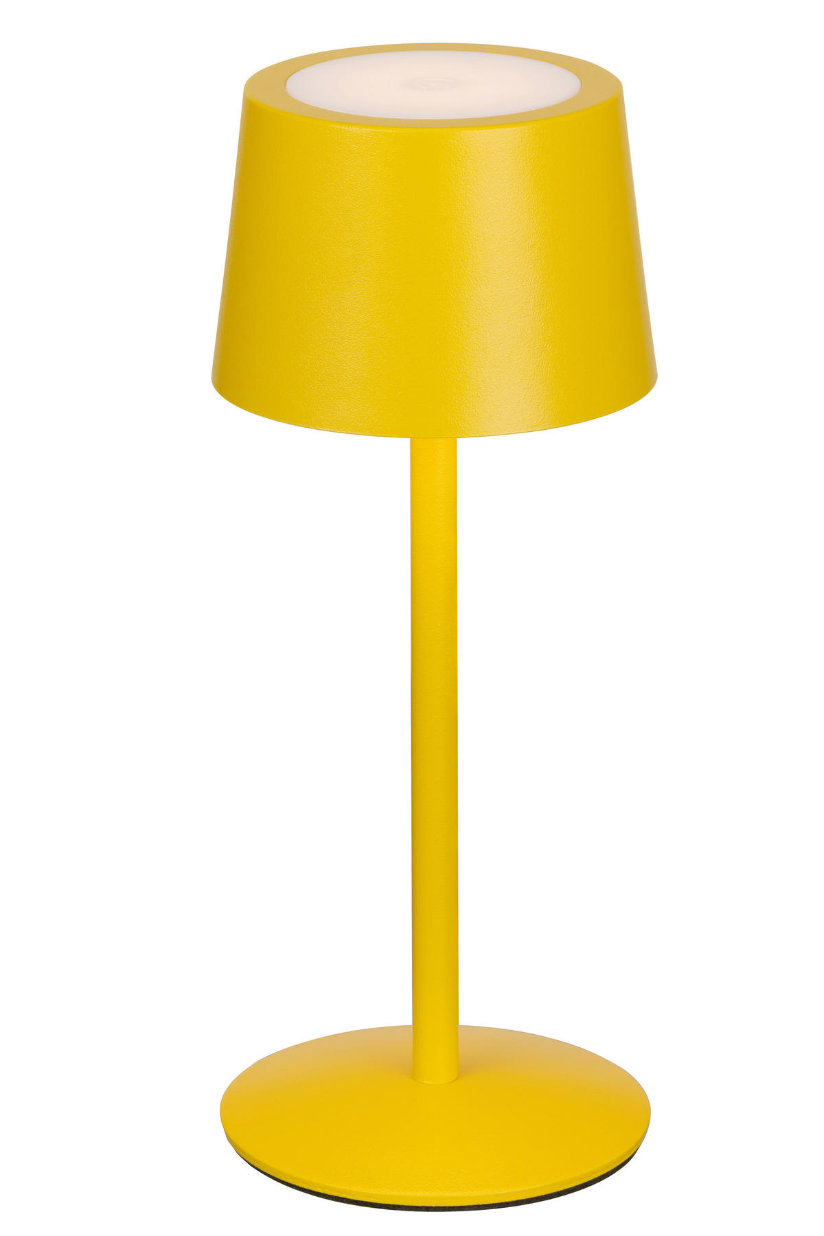 AKKU-TISCHLEUCHTE 9/22 cm  - Gelb, Basics, Metall (9/22cm) - Novel