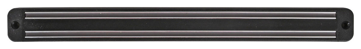 MESSERLEISTE  - Silberfarben/Schwarz, Basics, Kunststoff (33cm) - Homeware Profession.