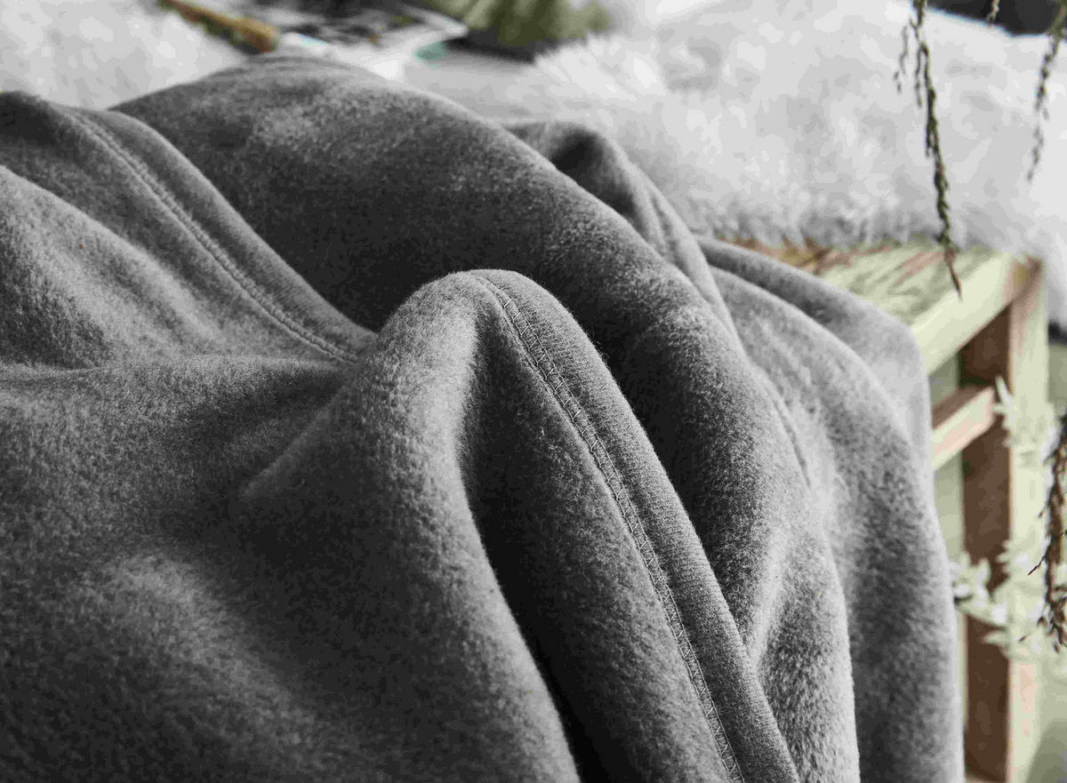PLÉD 220/240 cm  - barna, Konventionell, textil (220/240cm) - Ibena