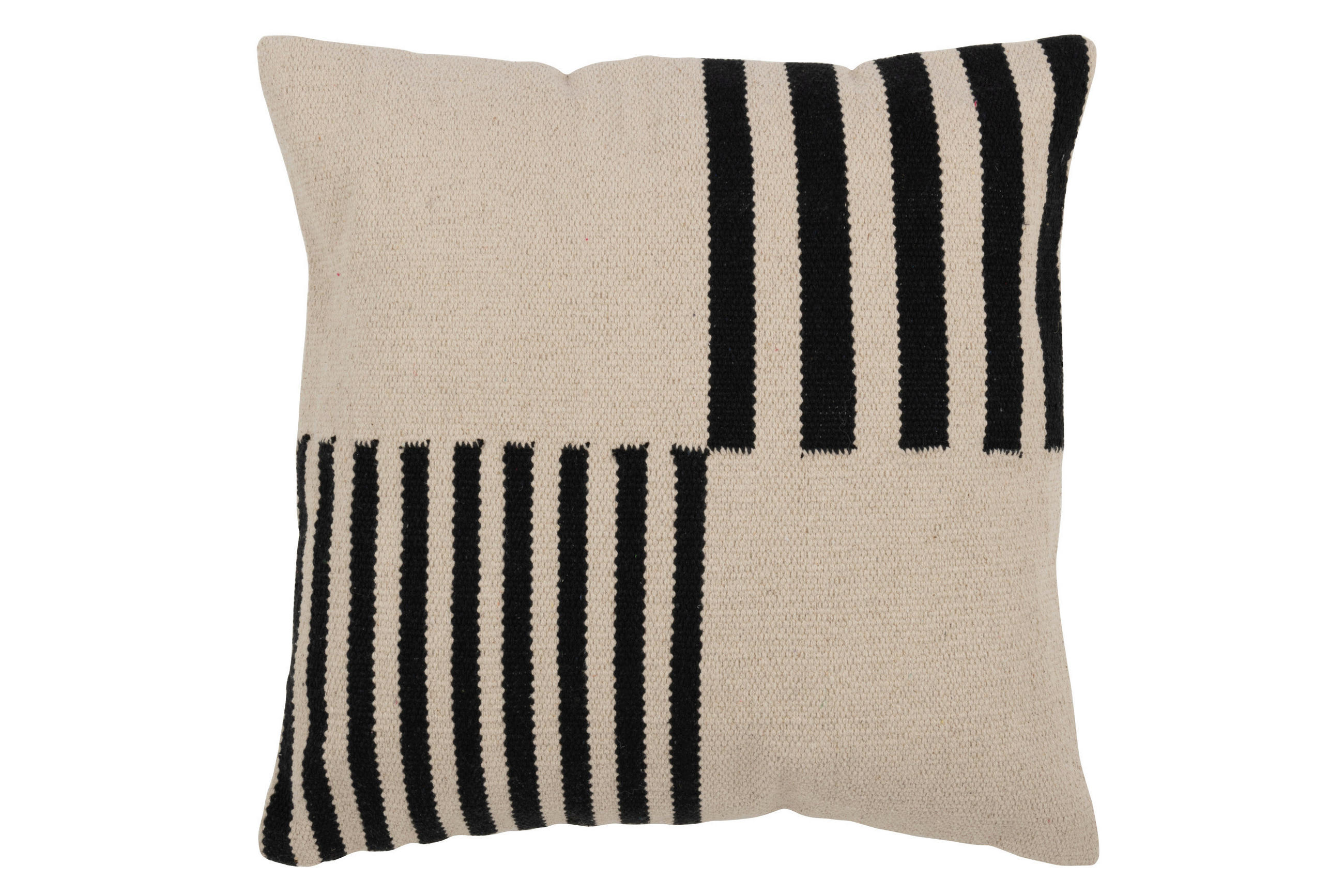 ZIERKISSEN  - Schwarz/Weiß, Basics, Textil (50/50/15cm)