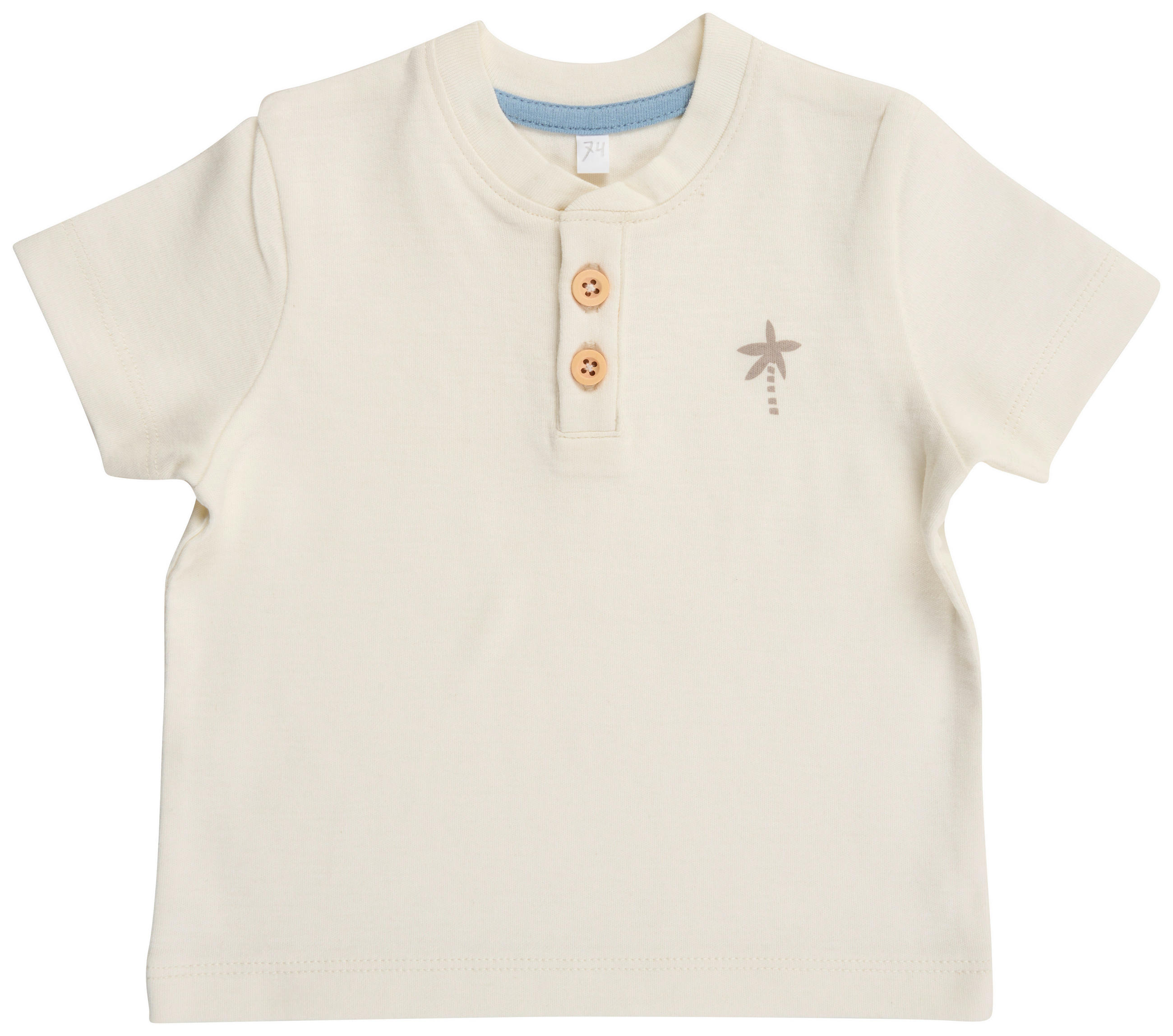 BABYTRÖJA TIMMY BLUE  - vit, Basics, textil (62null) - Patinio