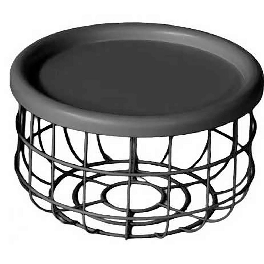 Ambia Home PRÍRUČNÝ STOLÍK, čierna