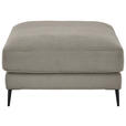 HOCKER Feincord Sandfarben  - Sandfarben/Schwarz, Design, Textil/Metall (90/43/90cm) - Dieter Knoll