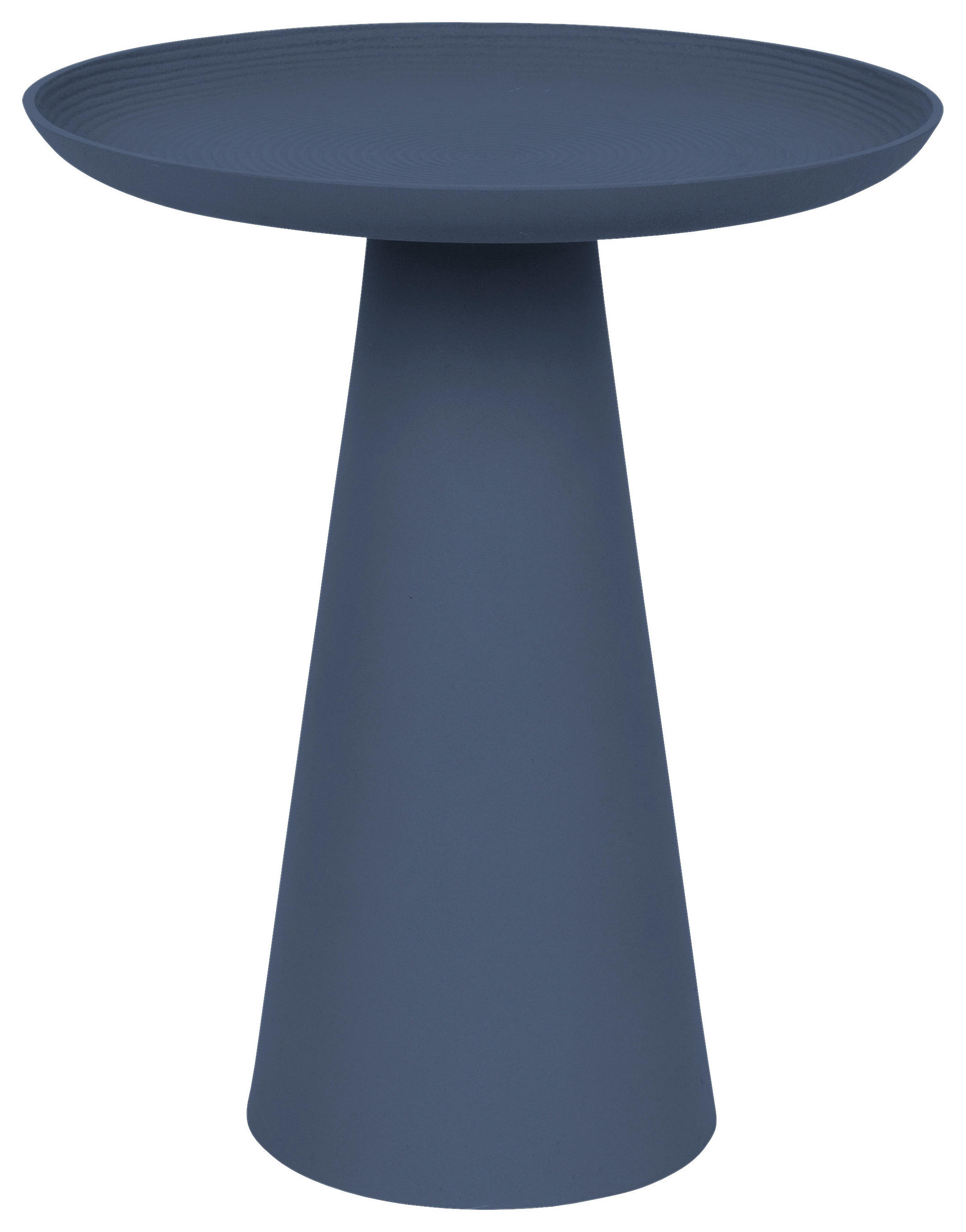 BEISTELLTISCH rund Blau  - Blau, Design, Metall (34,5/34,5/41,5cm) - Carryhome