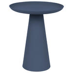 BEISTELLTISCH rund Blau  - Blau, Design, Metall (34,5/34,5/41,5cm) - Carryhome