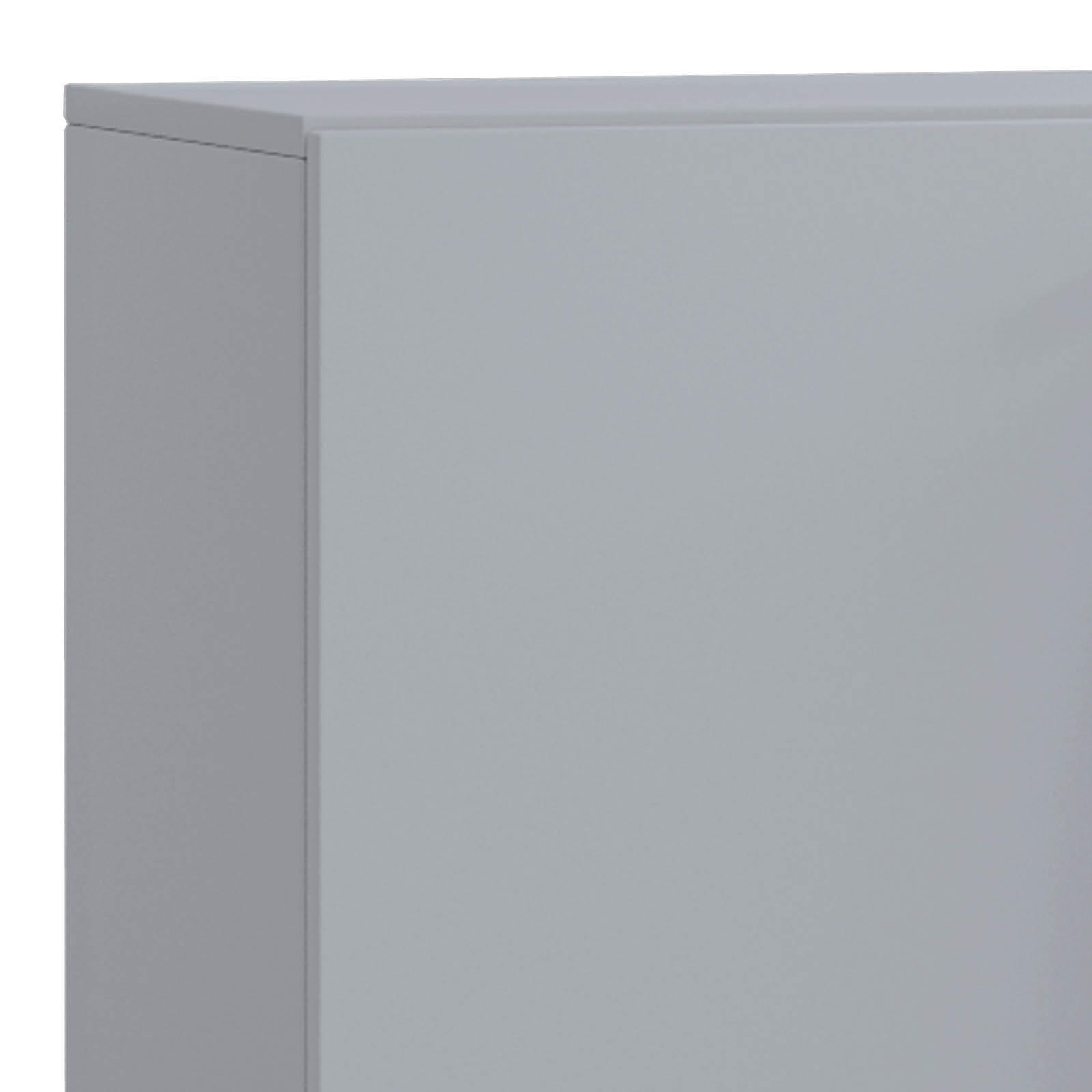 AKTENSCHRANK Grau  - Grau, Basics, Holzwerkstoff (70/74/39cm) - MID.YOU