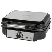 WAFFELAUTOMAT  - Edelstahlfarben/Schwarz, Basics, Kunststoff/Metall (26/10,2/25,3cm)