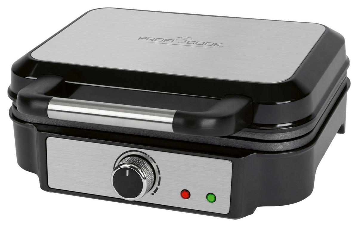 WAFFELAUTOMAT  - Edelstahlfarben/Schwarz, Basics, Kunststoff/Metall (26/10,2/25,3cm)