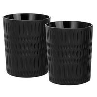 WHISKYGLAS 304 ml 2-teilig  - Schwarz, LIFESTYLE, Glas - Nachtmann