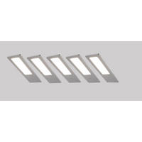 UNTERBAULEUCHTEN-SET 6/0,5/19 cm   - Alufarben, Basics, Metall (6/0,5/19cm)