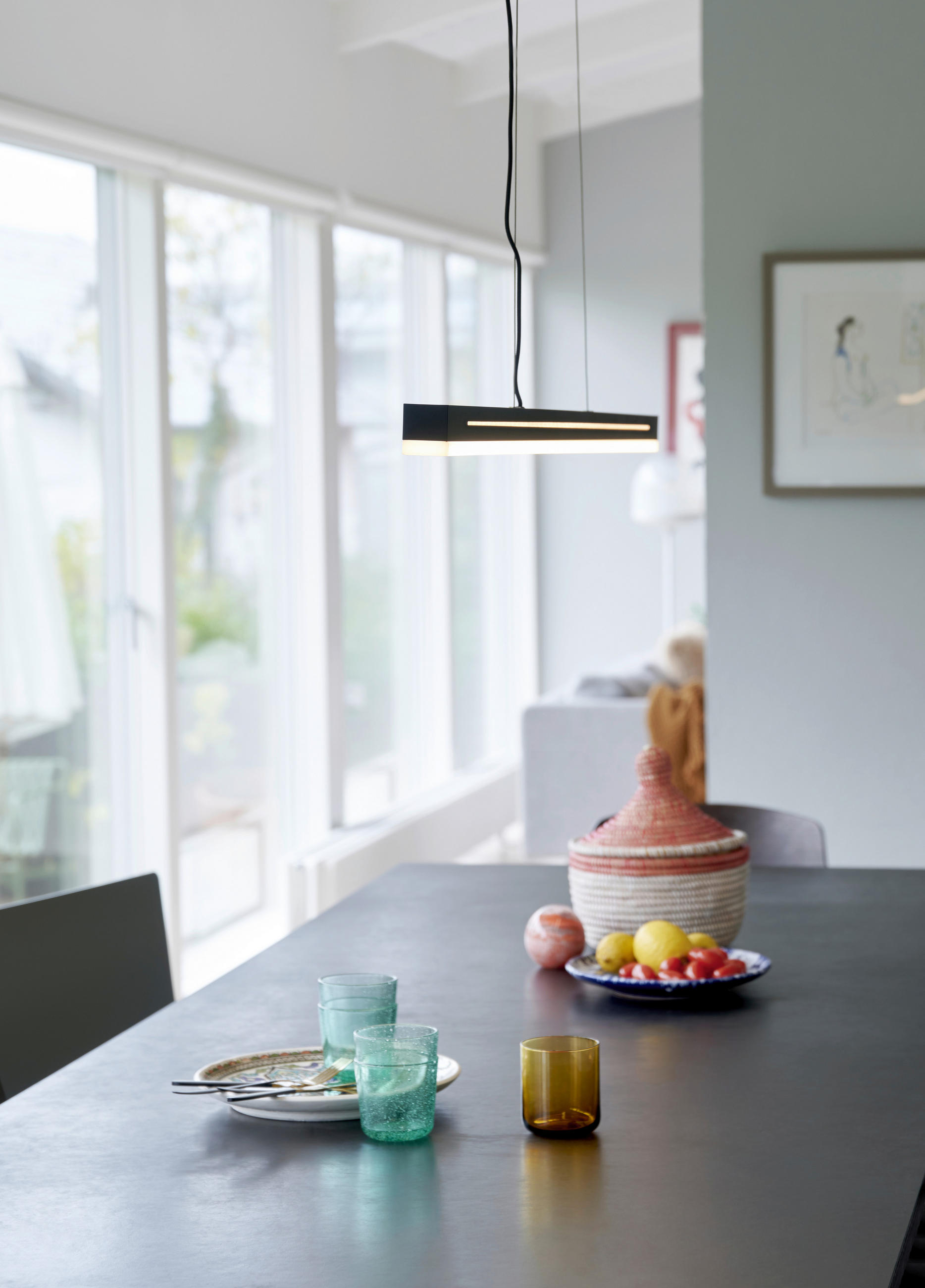 HÄNGELEUCHTE 115/3,2/4,2 cm  - Schwarz, Design, Metall (115/3,2/4,2cm) - Nordlux