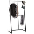 KLEIDERSTÄNDER in Schwarz 80/160/40 cm   - Schwarz, Trend, Metall (80/160/40cm) - Carryhome