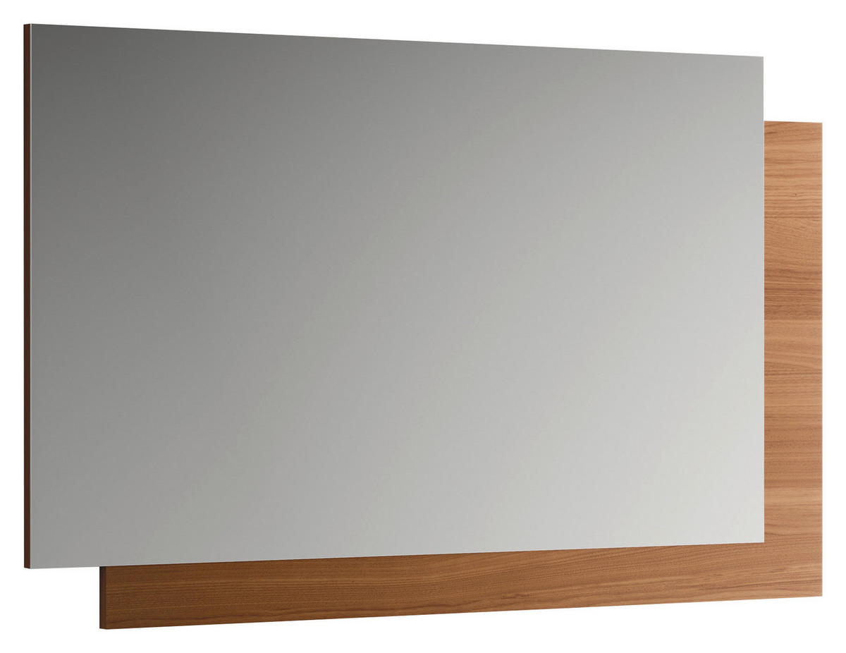 TÜKÖR    - diószínű, Modern, faalapú anyag (140/85/2,5cm) - Novel