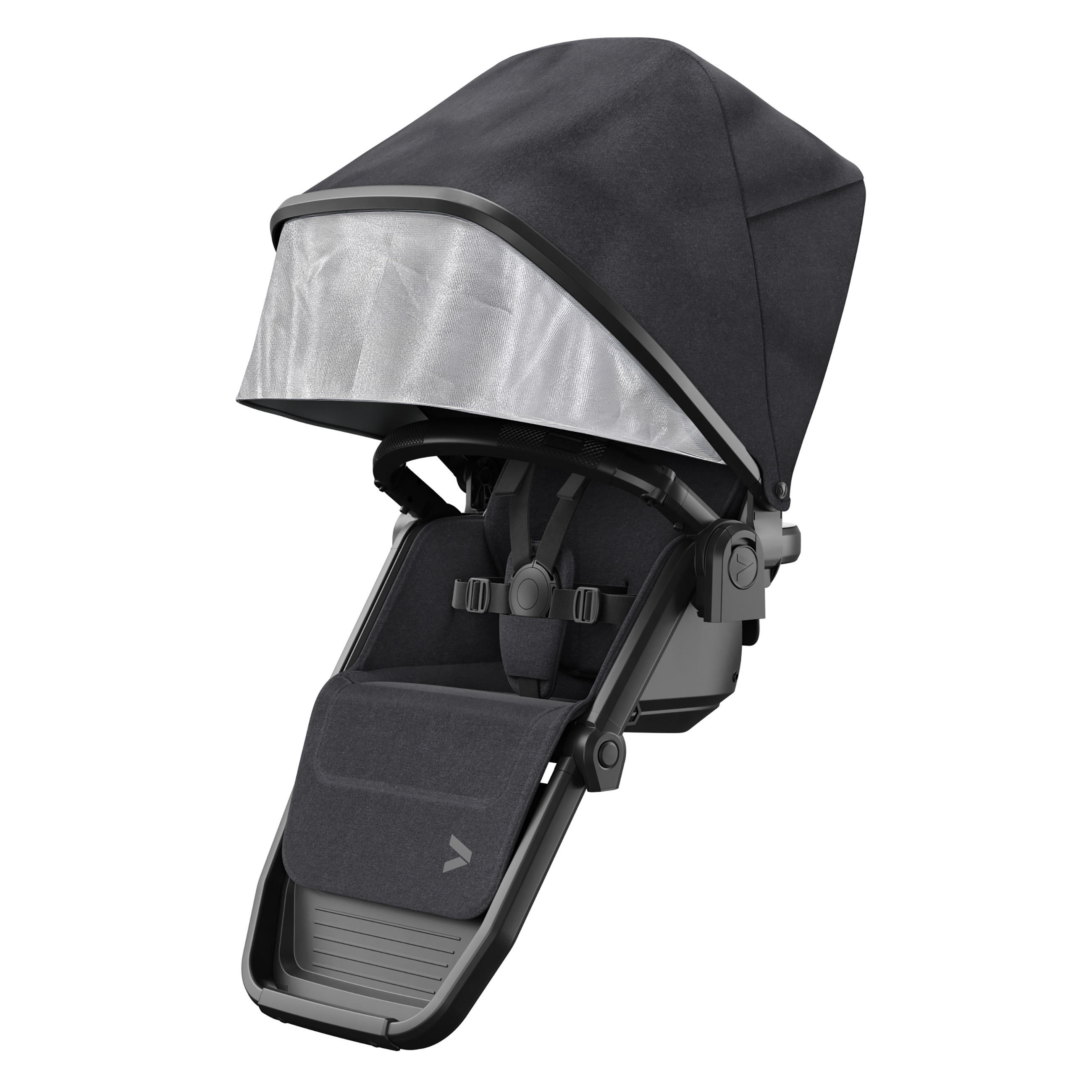 KINDERWAGENSITZ Veer Switchback  - Dunkelgrau/Anthrazit, Basics, Textil/Metall (46/46/81cm) - Veer