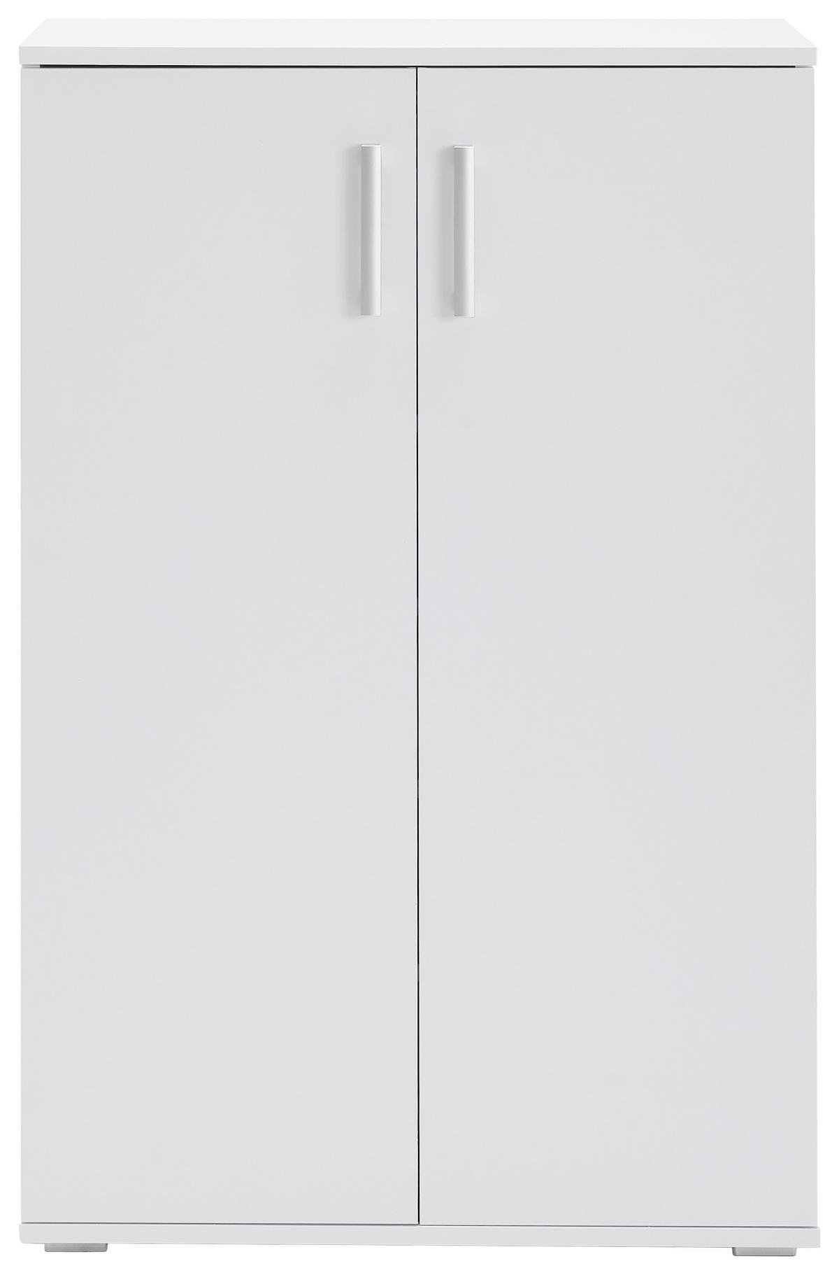 BOTNÍK, bílá, 70/106/33,4 cm - bílá/barvy hliníku, Konvenční, kompozitní dřevo/plast (70/106/33,4cm) - Xora
