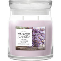 VONNÁ SVÍČKA  - čiré/vínově červená, Basics, parafín/sklo (9,3/11,4/9,3cm) - Yankee Candle