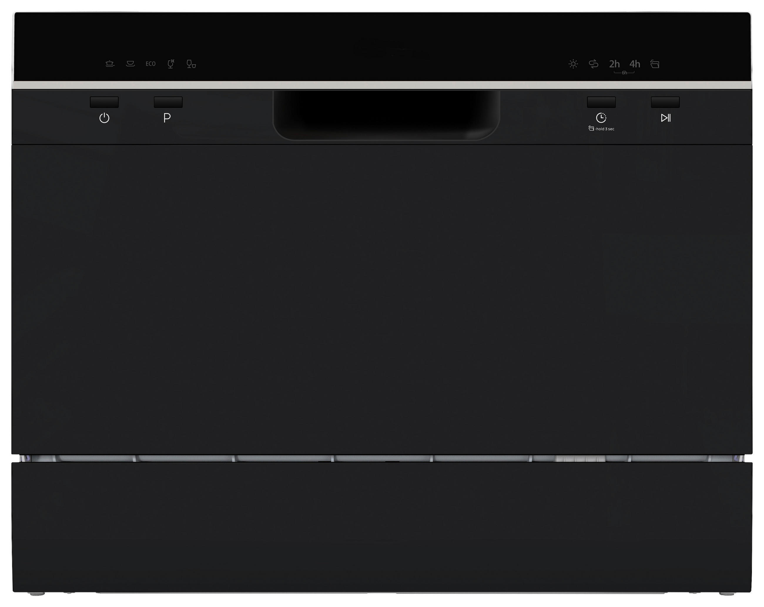 TISCHGESCHIRRSPÜLER TSG 7405  - Schwarz, Basics, Kunststoff/Metall (55/43,8/50cm) - Bomann