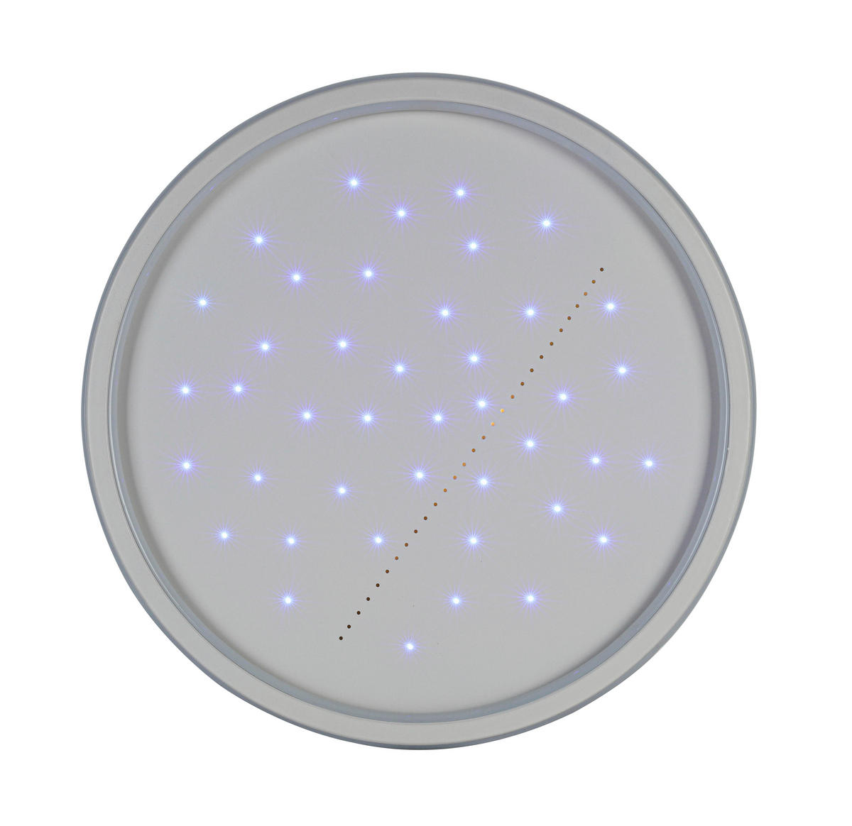 LED-DECKENLEUCHTE Kettering 45/5,5 cm   - Weiß, Trend, Kunststoff/Metall (45/5,5cm) - Novel