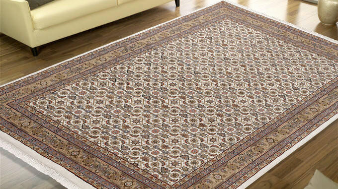 ORIENTTEPPICH 40/60 cm Himla Herati Creme, Beige  - Beige/Creme, KONVENTIONELL, Textil (40/60cm) - Cazaris
