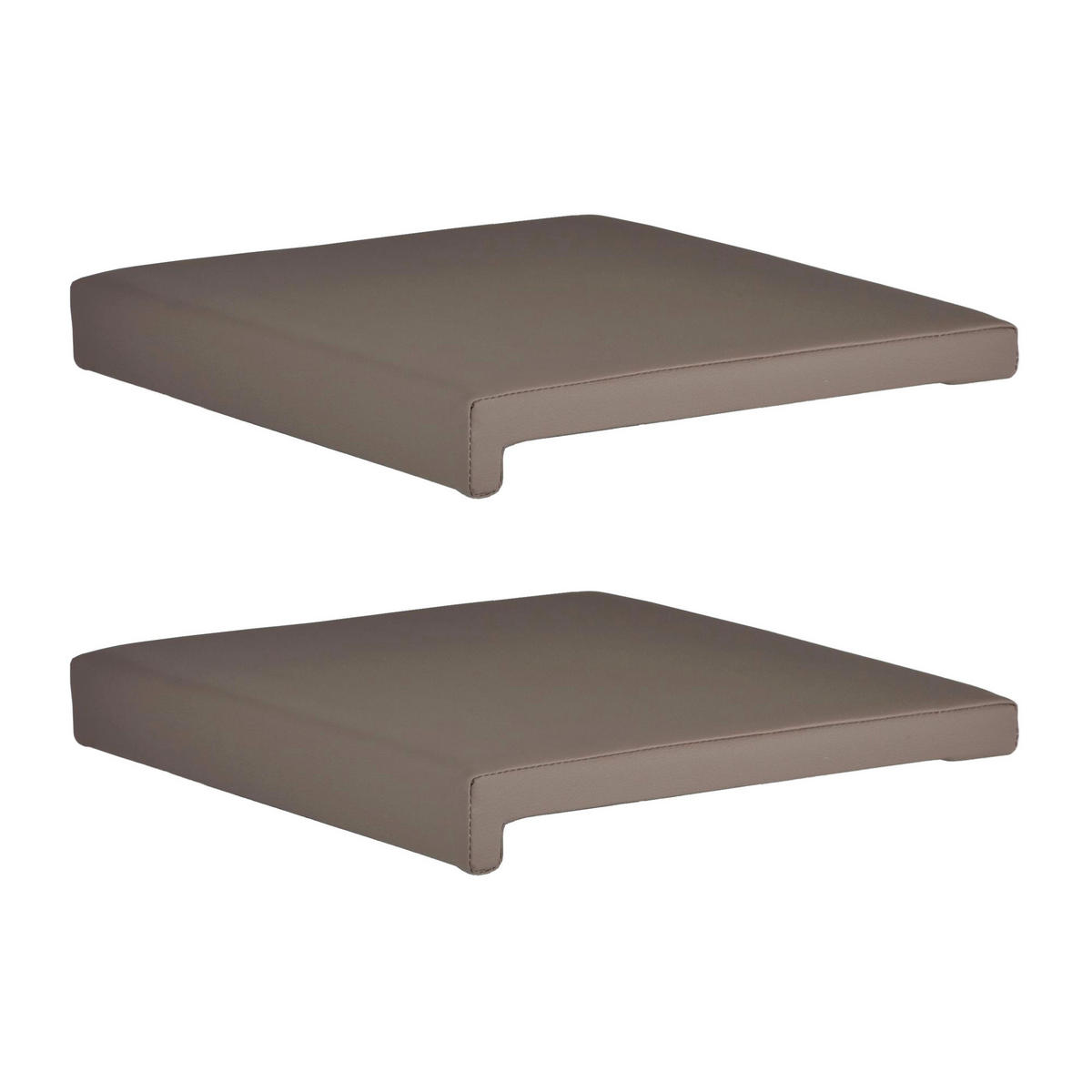 KLEMMKISSEN 2er Set 40/35/38/5/8 cm  - Grau, Basics, Textil (40/35/38/5/8cm)