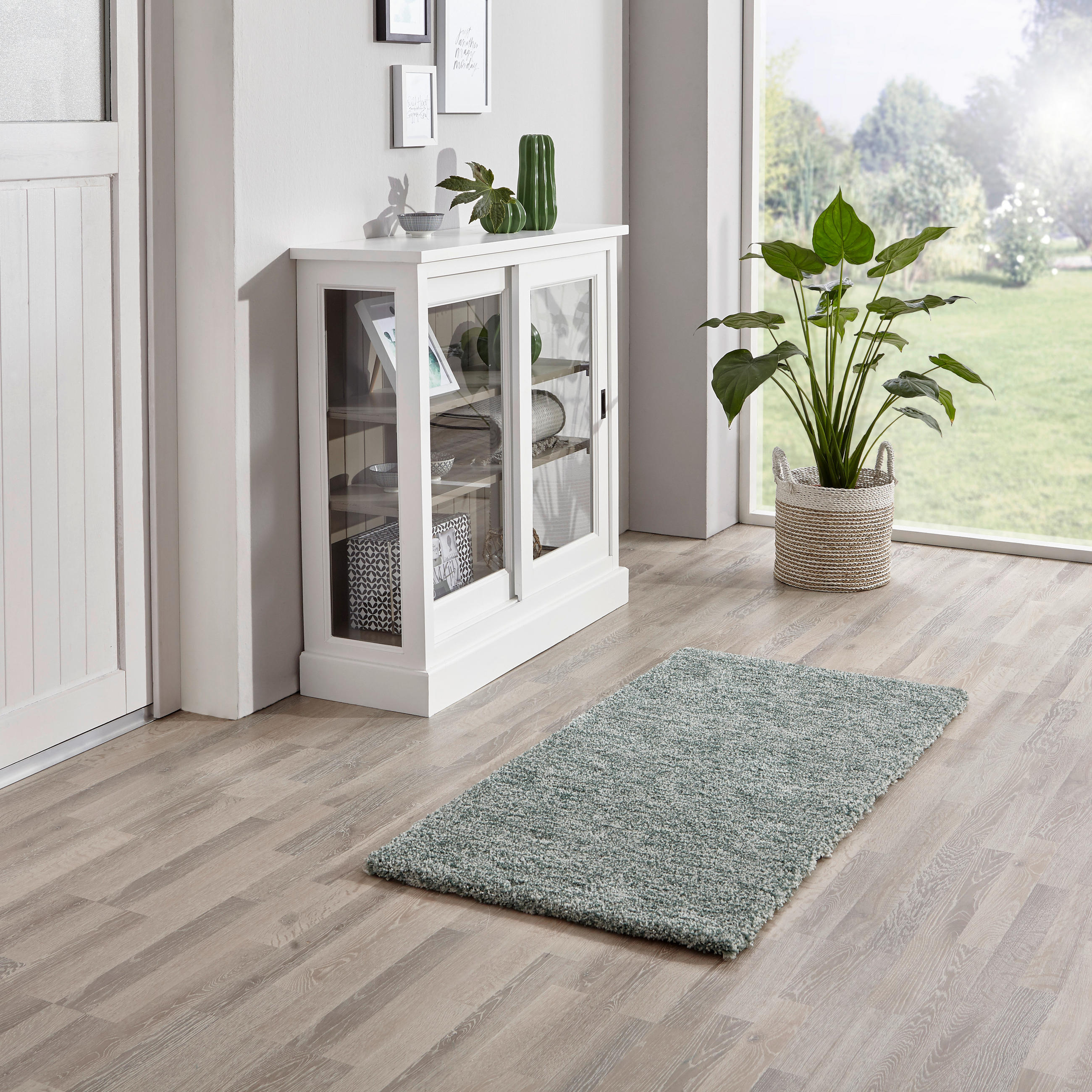 HOCHFLORTEPPICH 70/140 cm Relaxx Silberfarben  - Silberfarben, Basics, Textil (70/140cm) - Esprit
