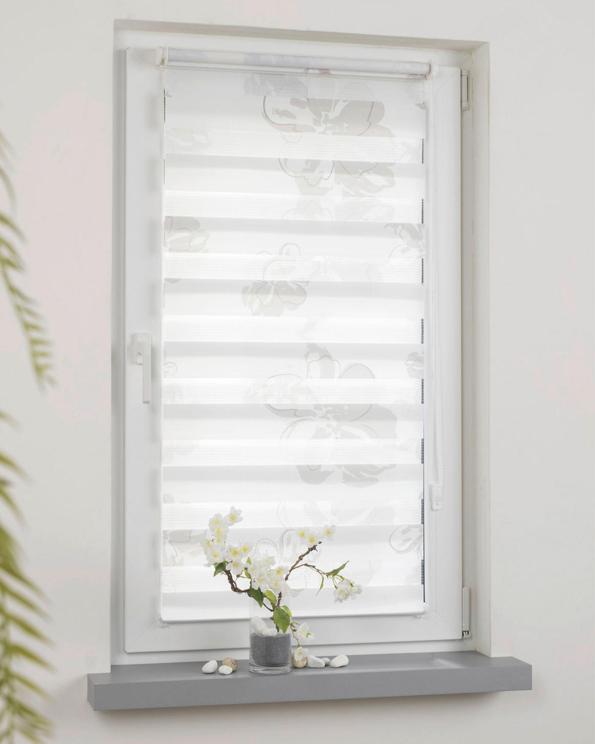 DOPPELROLLO  blickdicht  90/210 cm    - Weiß, Basics, Textil (90/210cm) - Schwöller