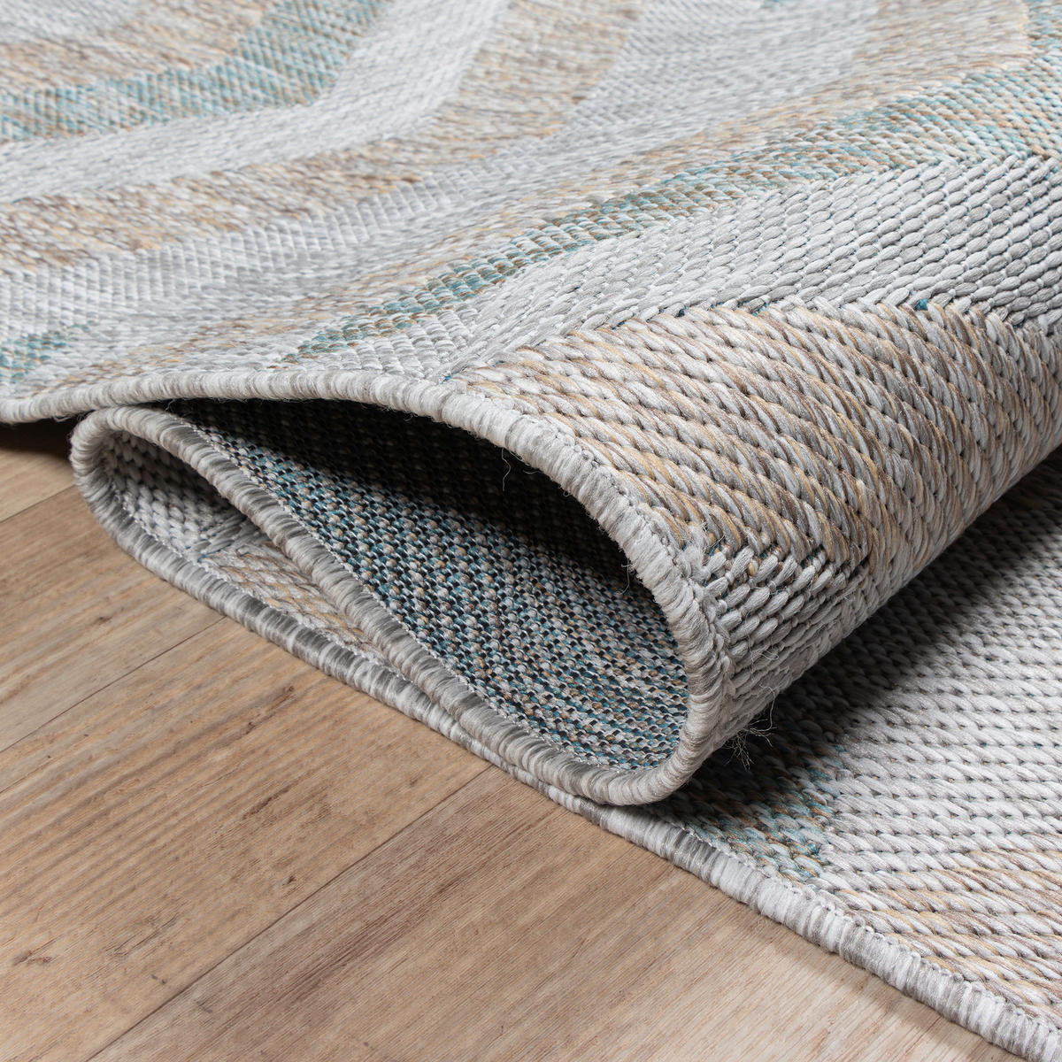 OUTDOORTEPPICH 80/150 cm Melissa Grau, Beige  - Beige/Grau, KONVENTIONELL, Textil (80/150cm)