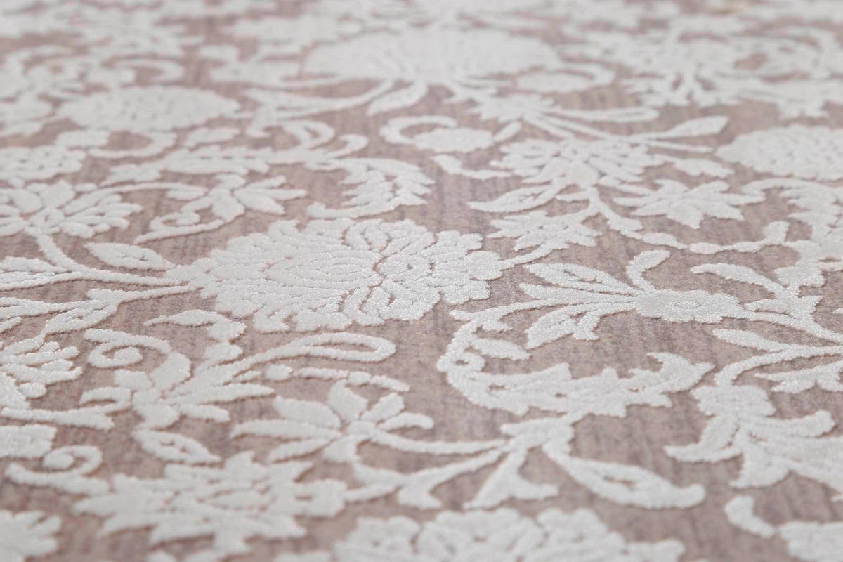 VINTAGE-TEPPICH 133/200 cm Florida Grau, Weiß  - Weiß/Grau, LIFESTYLE, Textil (133/200cm) - Esprit