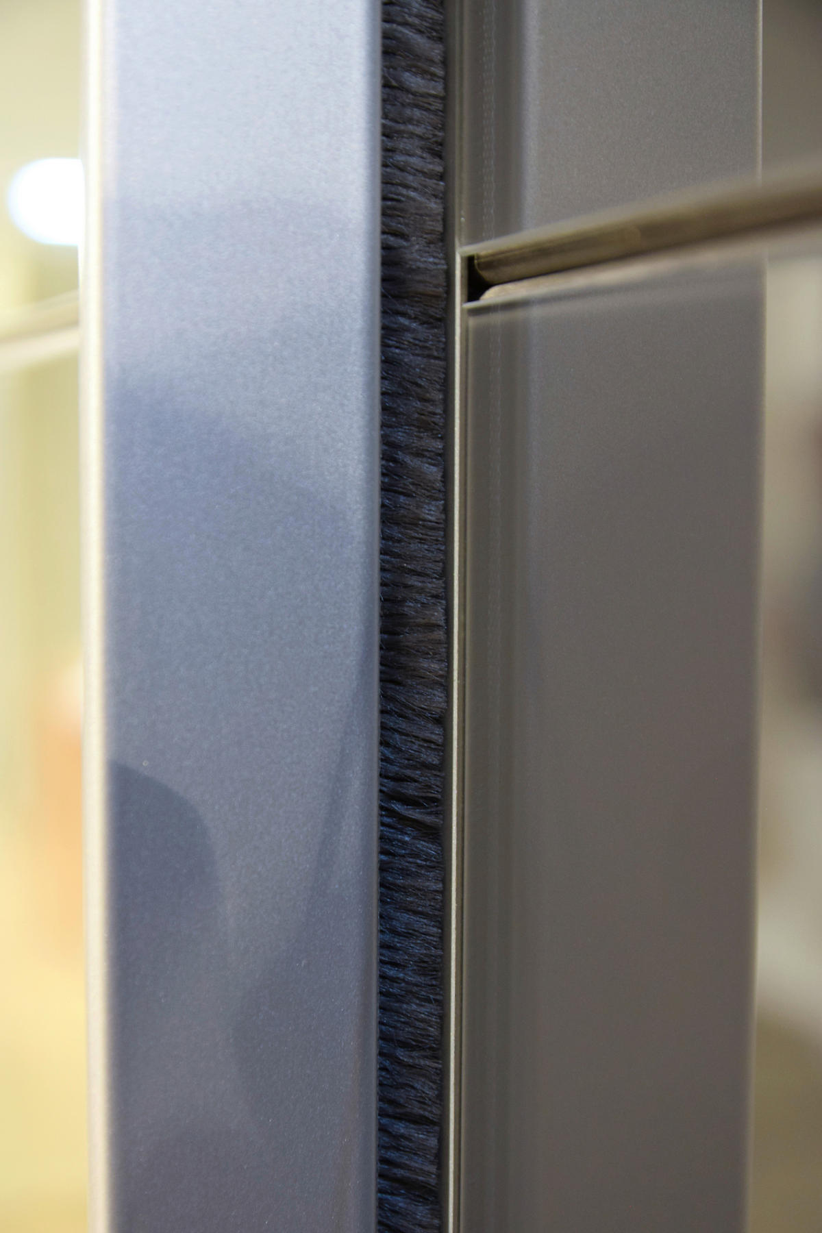 SCHWEBETÜRENSCHRANK in Eichefarben  - Chromfarben/Eichefarben, Modern, Glas/Holzwerkstoff (300/216/65cm) - MID.YOU