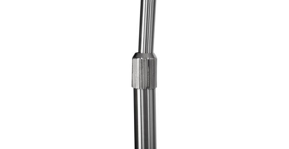 BOGENLEUCHTE 170/39/190-205 cm - Nickelfarben, Design, Metall (170/39/190-205cm) - Novel