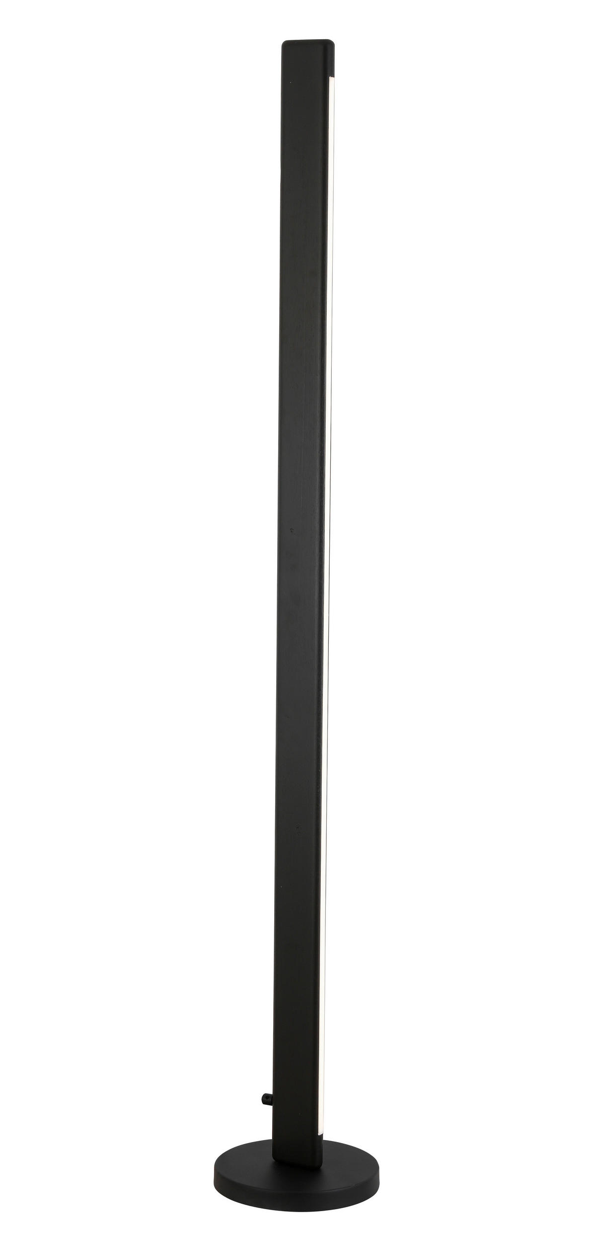 STOJACÍ LED SVÍTIDLO, 25/151 cm  - černá, Trend, kov/dřevo (25/151cm) - Novel