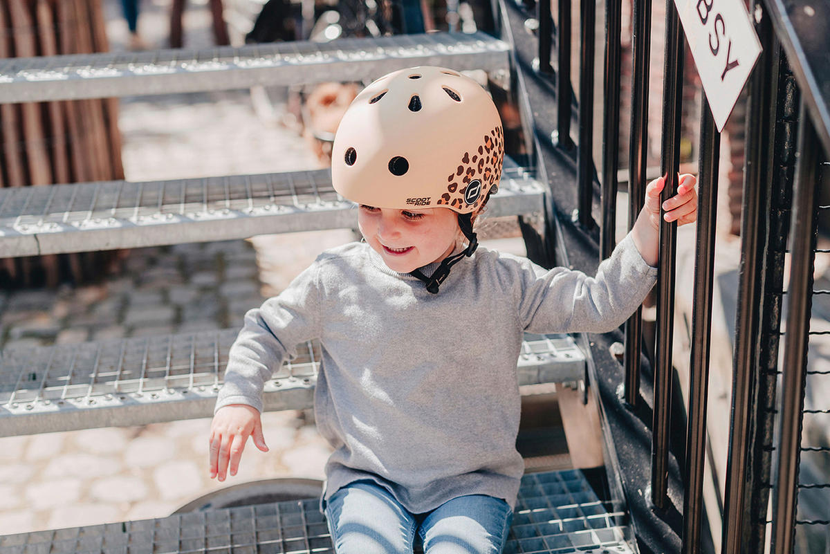 KINDERHELM XXS-S  - Orange, Trend, Kunststoff/Textil (XXS-Snull) - Scoot and Ride