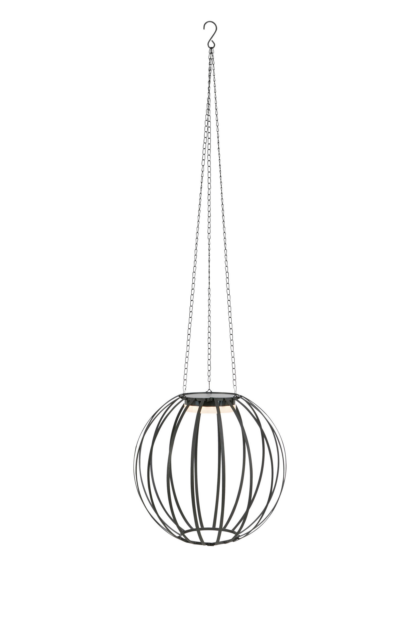 SOLCELLSLAMPA - svart, Basics, metall/plast (37/34/37cm) - Markslöjd