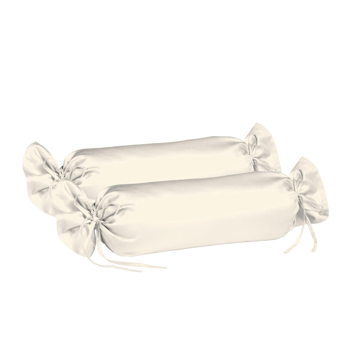 Fleuresse Nackenrollenbezug Colours Creme 40x15 cm